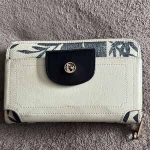 Elegant Black and Cream Women's Wallet